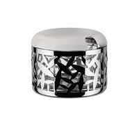 Alessi Msa17 Cactus! Fromagère en Acier Inoxydable 18/10 Brillant et Verre, Argenté.