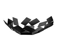 Alessi MT01 B Stanza Dello Scirocco Corbeille, Noir, 24.5x23.2x6.2 cm