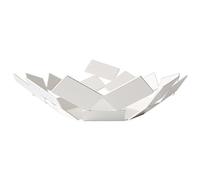 Alessi MT01 W Stanza Dello Scirocco Corbeille, Blanc, 24.5x23.2x6.2 cm