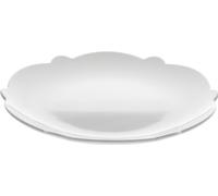 Alessi MW01/5 Assiette à dessert Céramique Blanc 20,50 x 20,50 x 21,50 cm