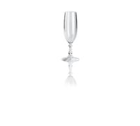 Alessi Mw02/9 Dressed Flûte à Champagne en Verre Cristallin, Set de 4 Pièces