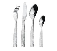 Alessi – Service à couverts Mw03s24 – 24 pièces, inox 18/10 brillant, décor en relief