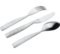 Alessi – Service à couverts Mw03s24 – 24 pièces, inox 18/10 brillant, décor en relief