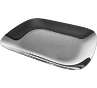 Alessi Mw10 Dressed Plateau Rectangulaire en Acier Inoxydable 18/10 Brillant avec Décoration en Relief