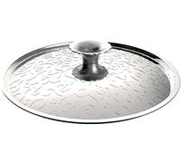 Alessi Couvercle MW200/24 – Acier inoxydable 18/10 brillant, décoration en relief Ø 24 cm