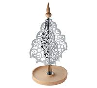 Alessi MW51 Dressed for X-mas Décoration de Noël Bois de hêtre/Acier Inoxydable Acier 27 x 48 x 27 cm