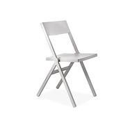 Alessi Chaise pliante Piana ASPN9001 – Design en polypropylène renforcé de verre, Blanc