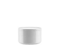 Alessi Pl17 W Birillo Récipient Pour Salle de Bain à Compartiments en Pmma, Blanc avec Couvercle