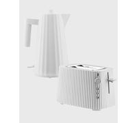Alessi Plissé Bundle weiß Wasserkocher 1,7l und Toaster - EU PLUG men Electronics|Kitchen- & Tableware white taille: ONE SIZE