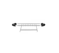 Alessi Plisse MDL08BW B Support pour petits pains Noir