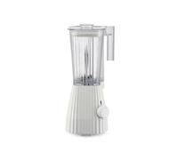 Alessi Plissé MDL09 W - Mixeur Design avec Carafe Graduée, Résine Thermoplastique, Prise Européenne 700W, 1.5l, Blanc