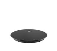 Alessi Plissé MDL16 B - Balance de Cuisine Digitale Design, Suspendable avec un Support Mural, en Résine Themoplastique et Verre Trempé, Batterie Rechargeable, Noir