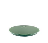 Alessi Plissé MDL16 GR - Balance de Cuisine Digitale Design, Suspendable avec un Support Mural, en Résine Themoplastique et Verre Trempé, Batterie Rechargeable, Vert