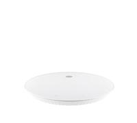 Alessi Plissé MDL16 W - Balance de Cuisine Digitale Design, Suspendable avec un Support Mural, en Résine Themoplastique et Verre Trempé, Batterie Rechargeable, Blanc