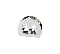 Alessi Porte-serviettes Girotondo AKK51 – Acier inoxydable 18/10 brillant