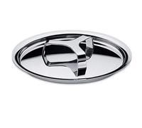 Alessi Pots&Pans Couvercle en Acier Inoxydable 18/10 Argenté, Ø 16 cm