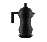 Alessi Machine à expresso Pulcina Black Alu/Noir – 6 tasses – noir
