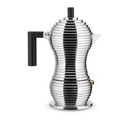 Alessi Pulcina Cafetière Aluminio Poignée Noir 6 tazze Michele De Lucchi