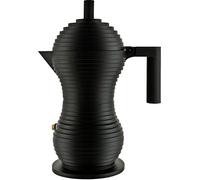 Alessi Machine à expresso Pulcina Black Alu/Noir – 6 tasses – noir