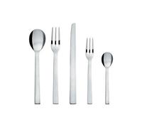Alessi Dc05s5 Santiago Service à Couverts 5 Pièces en Acier Inoxydable 18/10 Brillant, Argent, 24,50 x 4,00 x 4,50 cm