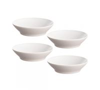 Alessi Set de 4 assiettes creuses Tonale blanc H 5cm / Ø 18,5cm