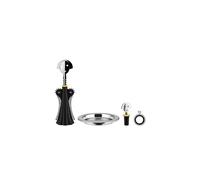 ALESSI Set de bar ALESSI+WINE 4 pièces Noir / Acier inoxydable noir