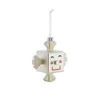 Alessi Snowray GJ02 9 Décoration de Noël Design Vintage, représentant Un Flocon de Neige, en Verre soufflé décoré à la Main, Multicolore
