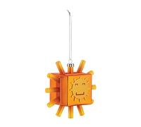 Alessi Sunflake GJ02 7 Décoration de Noël en Verre soufflé décoré à la Main Multicolore