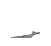 Alessi Sweetheart JHT03 - Casse-noisettes de cuisine design, Aluminium moulé avec revêtement PVD, Gris