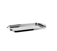 Alessi Tau KL09 - Plateau Rectangulaire Design, avec Poignées en Acier Inoxydable 18/10
