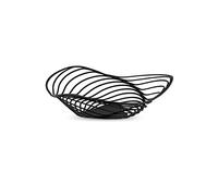 Alessi Trinity ACO02 B - Bol à Fruits Design, en Acier Coloré à la Résine Époxy, Moyen, Noir