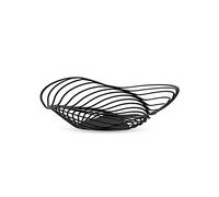 Alessi Trinity ACO03 B - Bol à Fruits Design, en Acier Coloré Avec Résine Époxy, Grand, Noir