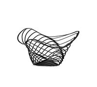 Alessi Trinity ACO04 / 16 B - Centre de Table Design, Acier Coloré avec Résine Epoxy, Noir