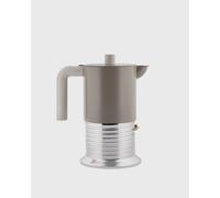 ALESSI Cafetière italienne VITE 6 tasses Aluminium/Gris chaud camel