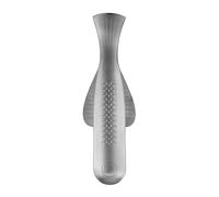Alessi Vs06 Boga Râpe à Gingembre en Acier Aisi 430 Satiné, Argent, 18,50 x 5,70 x 1,80 cm