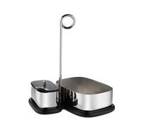 Alessi VS07 2 Set d’Accessoires pour Le Thé et Le Café, Mélamine, Argent, 19.00 x 17.50 x 23.00 cm