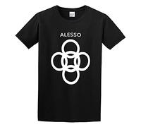 Alesso Circle Logo T-Shirt Graphic Tee Funny Shirt for Mens Black M