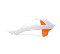 Aletines De Radiateur Polisport SX65 16-19 Orange/Blanc Pour Moto Rechanges