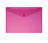 Alevar 2351/RD Lot de 5 enveloppes avec bouton A5 Rouge