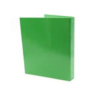 Alevar Classeur A4 en carton laqué brillant, 4 anneaux Ø 30 mm, vert