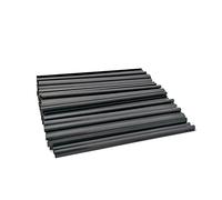 Alevar Dorsini Lot de 100 reliures à feuilles Format A4 Diamètre 8 mm Capacité 40 feuilles Noir