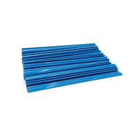 Alevar Dorsini Lot de 100 reliures format A4, diamètre 3 mm, capacité 15 feuilles, couleur bleue,