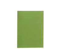 Alevar Lot de 50 chemises simples en carton bristol 270 g, format 25 x 34 cm, couleur vert nil,