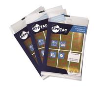Alevar Lot de 6 feuilles d'étiquettes autocollantes pour Noël, 6 étiquettes par feuille, format 70 x 37 mm, inscription voeux, couleur or, total 36 pièces