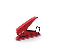 Alevar Perforateur 1 trou, format 2,5 x 9,5 x 7 cm, couleur rouge