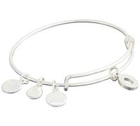 Alex and Ani Bracelet extensible pour femme, breloques initiales de A à Z, finition brillante, 5,1 à 8,9 cm, One Size, Métal, Pas de pierre précieuse