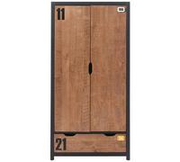 ALEX Armoire 2 portes pin massif