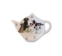 ALEX CLARK Coupelle pour sachets de thé en porcelaine - Chiens