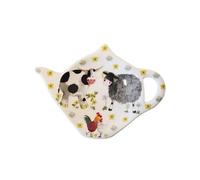 ALEX CLARK Coupelle pour sachets de thé en porcelaine - Ferme