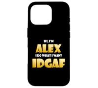 Alex Costume IDGAF Funny Meme Halloween Costume Alexander Coque pour iPhone 16 Pro